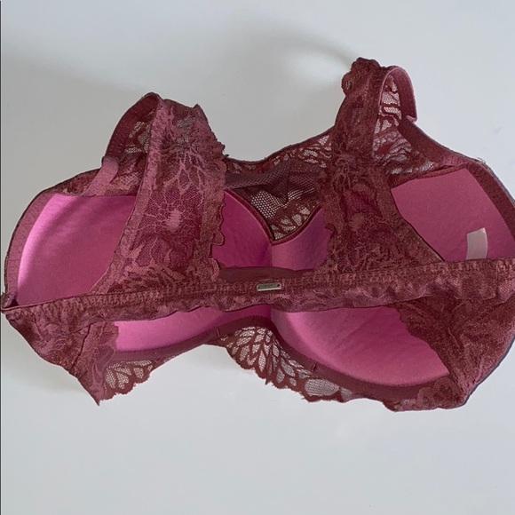 VS Pink Lace High Neck Push-up Bralette - Picture 5 of 7